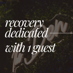 Recovery Dedicated + 1 Guest