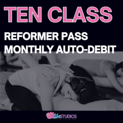 10 Reformer Class Pass w Unlimited Studio Classes