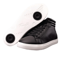 Fuego Shoe - Black and White High Top