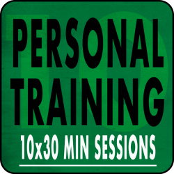 10 Sessions - 30 Min Personal Training