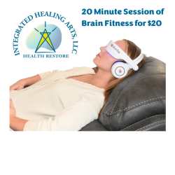 1 Combo BrainTap/Vibe - Brain Fitness Audio (20 min) and Light Therapy on the VIBE Bio Harmonic Bed with consult (30 minutes total)