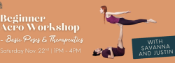 Beginner Acro Workshop - Basic Poses and Theraputics