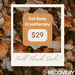 Fall Break Flash Sale - Cryotherapy $29