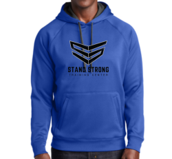 Logo Hooded Sweathirt - Blue Sport-Tek