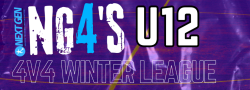 Next Gen 4's U12 League -Team Registration