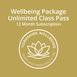 Wellbeing Package Unlimited Class Pass, 12 month subscription