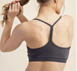 Racer Back Recycled Butter Soft Bra Top
