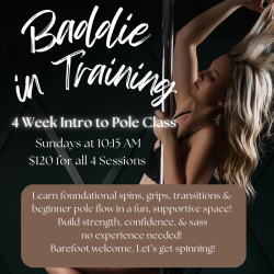 Intro to Pole 4 Week Series - Baddie in Training