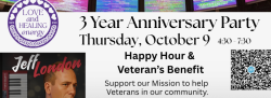 3 Year Anniversary Happy Hour & Benefit | Thurs 10/9 4:30-7:30 PM
