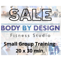 September Sale - 20 x 30 minute Group Training (3 people)