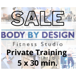 September Sale - 5 x 30 minute Personal Training Sessions