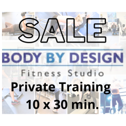 September Sale - 10 x 30 minute Personal Training Sessions