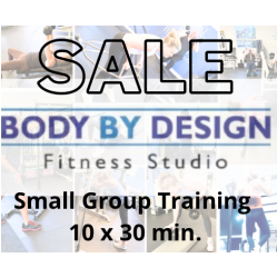 September Sale - 10 x 30 minute Group Training (3 people)