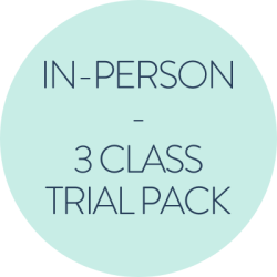 In-Person Practice - 3 Class Trial Pack