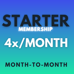 STARTER - 4x/month - Month to Month