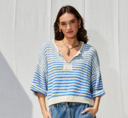 Striped Slouchy Sweater