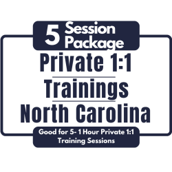 5 Pack Individual Private Lesson - North Carolina