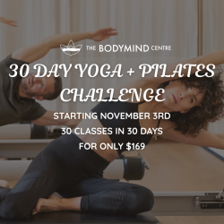 30 Day Yoga & Pilates Challenge (November 3rd-December 6th)