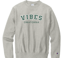 Gray VIBES Champion Sweatshirt