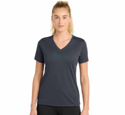 PRE-ORDER: Sport-Tek® Women's PosiCharge® RacerMesh® V-Neck Tee