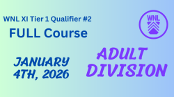 #2 ADULT DIVISION - FULL Course