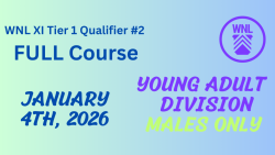 #2 (Male) YOUNG ADULT DIVISION - FULL Course