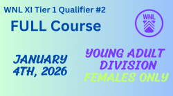 #2 (Female) YOUNG ADULT DIVISION - FULL Course