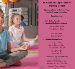 95 Hour Kids Yoga Teacher Training Program -RCYT