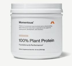 MOMENTOUS 100% Plant Protein Powder; Cappucino