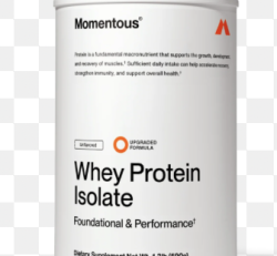MOMENTOUS Grass-Fed Whey Protein Isolate Powder:  Unflavored