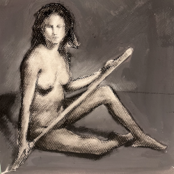 Figure: Mixed Media & Negative Shapes: Live Classes + Recordings