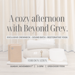 Beyond Grey $500 Donation
