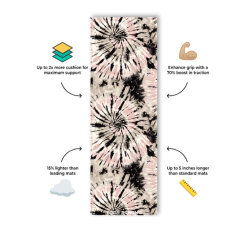 YOGASTRONG MAT - Cotton Candy Swirl