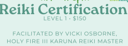 Reiki Certification Training Level 1