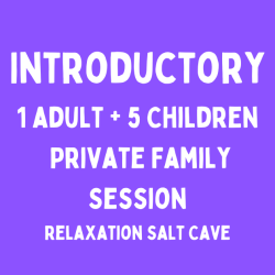 Introductory Private Family Relaxation Cave Session - 1 adult + 5 Children