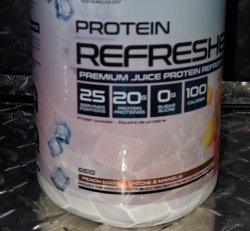 Peach Mango Protein Refresher