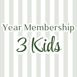 Yearly Paid in Full Unlimited Membership 3 Kids