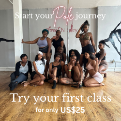 1st TIME INTRO TO POLE CLASS PASS.