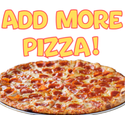 Add Large Pizzas
