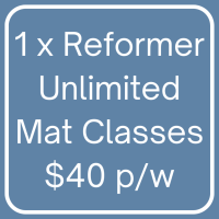 1x Reformer at Maroochy & Unlimited Mat Classes Tier 2 Foundation Membership - $40 p/w (Pre-Sale)