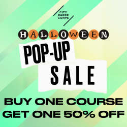 Pop Up Sale:  Buy one course, get one 50% off.