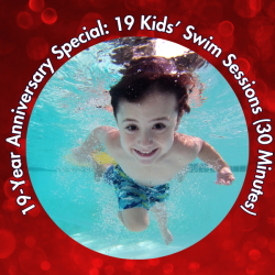 19-Year Anniversary Special - 19 Kids' Swimming Sessions (30 Minutes Each)