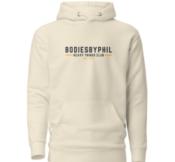 Copy of bodiesbyphil Heavy Things Club Hoodie (Bone)