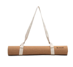 Cotton Mat Carry Strap - Natural