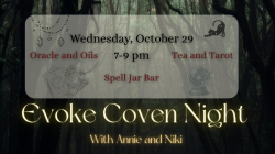 Evoke Coven Night: Oracle and Oils, Tea and Tarot