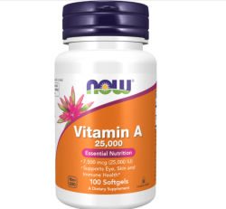 Vitamin A 25,000 IU  (NOW)