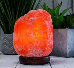 2002 Natural Himalayan Salt Lamp, Small (6-8#)