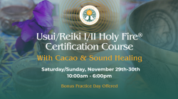 FULL PAYMENT-Usui/Reiki I/II Holy Fire® Level I/II Certification