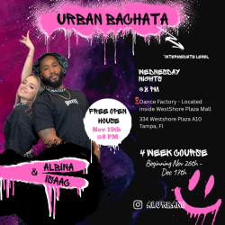 4-Week Urban Bachata Bundle w/ Isaac snd Albina
