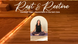 Rest & Restore: Candlelit Yoga + Sound Bath in the Salt Cave with Shauna Flash